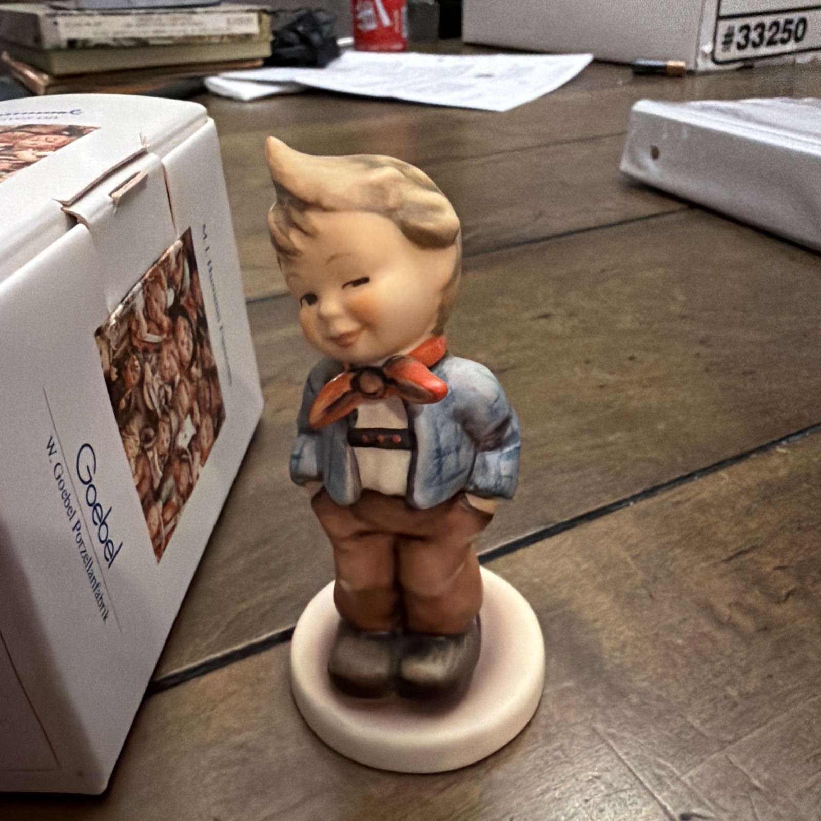 Goebel Hummel 1990 Vintage Figurine \'Spitzbub SCAMP\' #189 Hum553 In Original Box