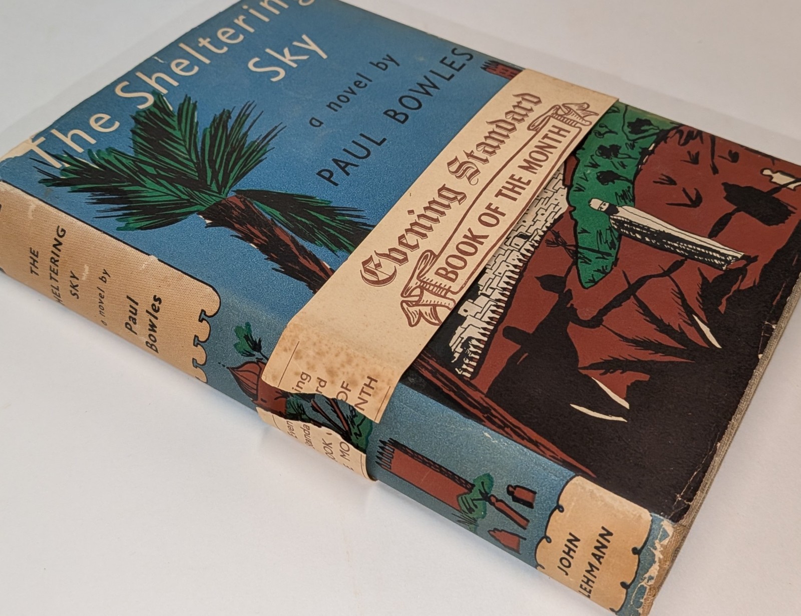 PAUL BOWLES The Sheltering Sky 1949 First Edition 1st UK Lehmann HC/DJ free S/H