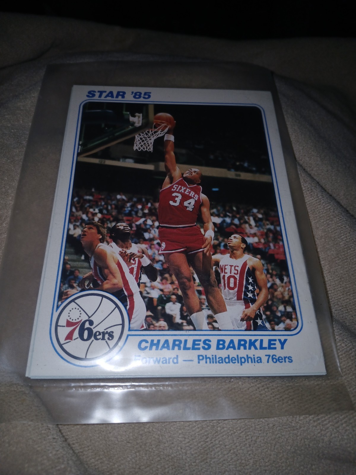 1985 Star 76ers Set 5 X 7 Set NM With Charles Barkley Rookie In Orig. Bag 1985 Star 76ers Set 5 X 7 Set NM With Charles Barkley Rookie In Orig. Bag
