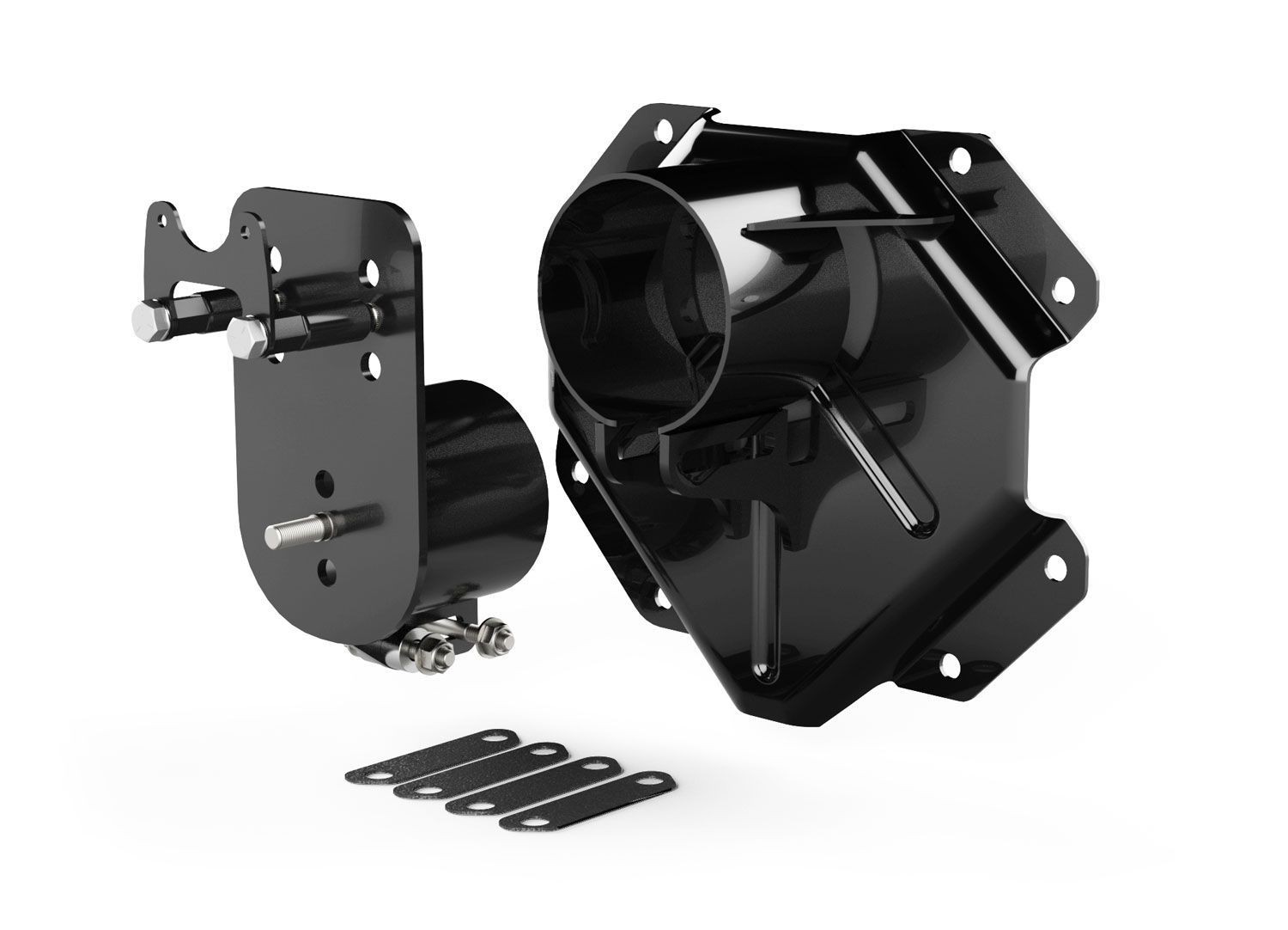 TERAFLEX Alpha HD Adjustable Spare Tire Mount Kit for Jeep Wrangler JK 2007-2018