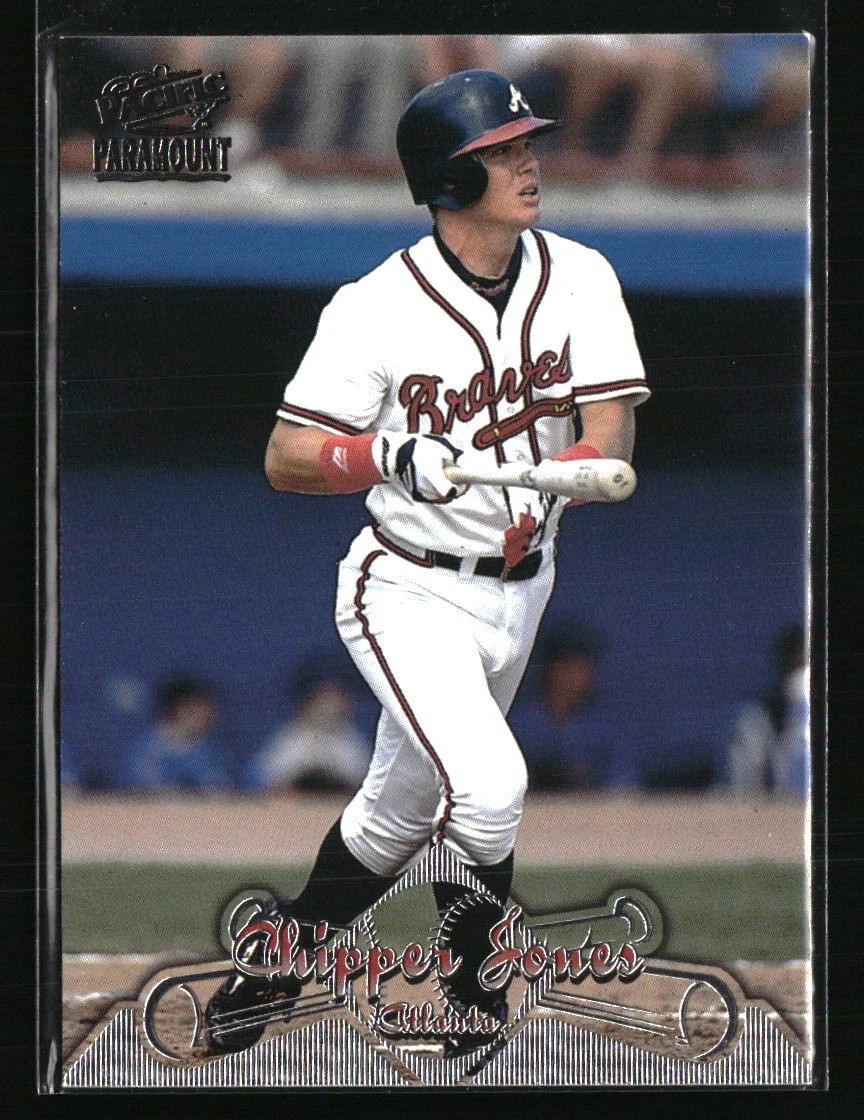 Chipper Jones 1998 Pacific Paramount #130 Baseball Card Chipper Jones 1998 Pacific Paramount #130 Baseball Card