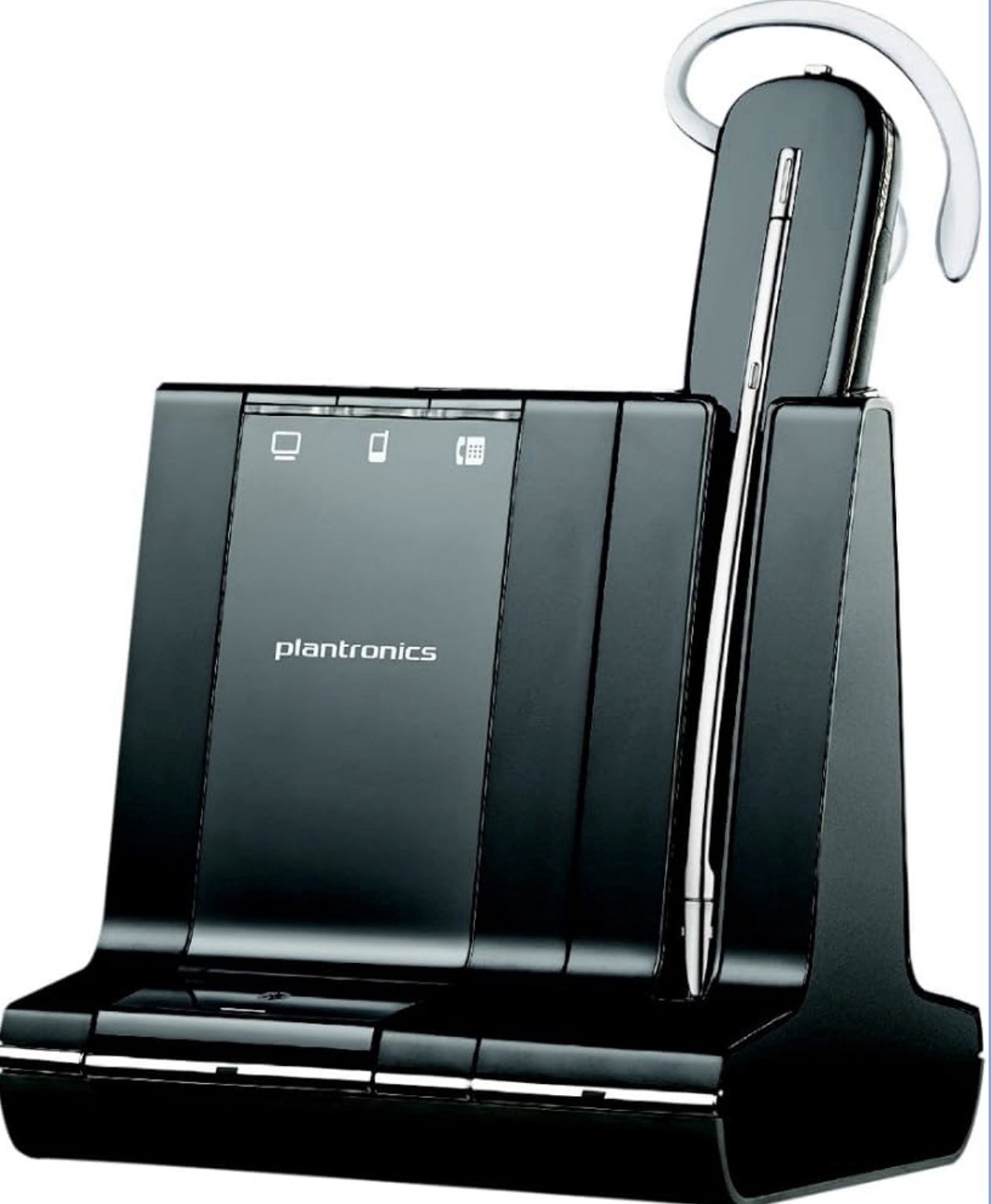 Plantronics Savi W745  - Black In-Ear Headsets Open box Bluetooth NEVER USED