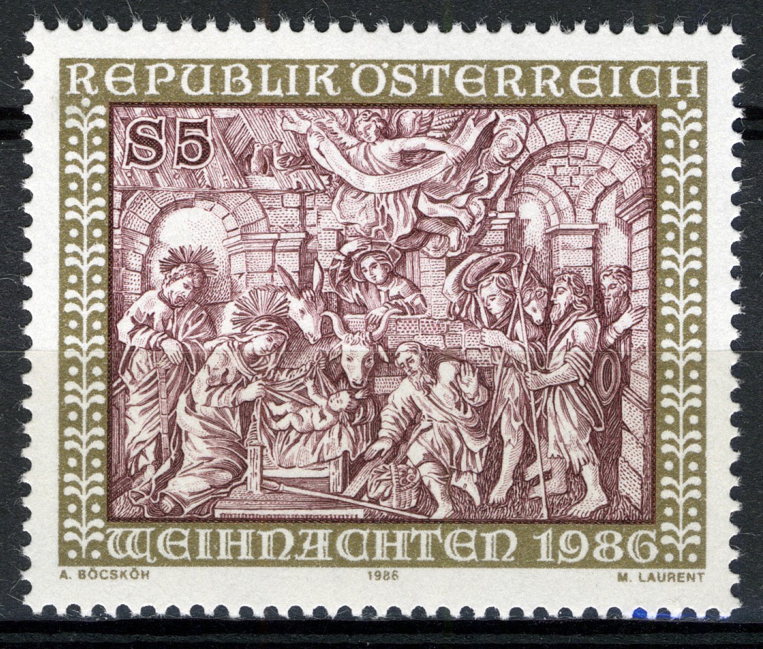 Austria 1986, Christmas set MNH, Mi 1870