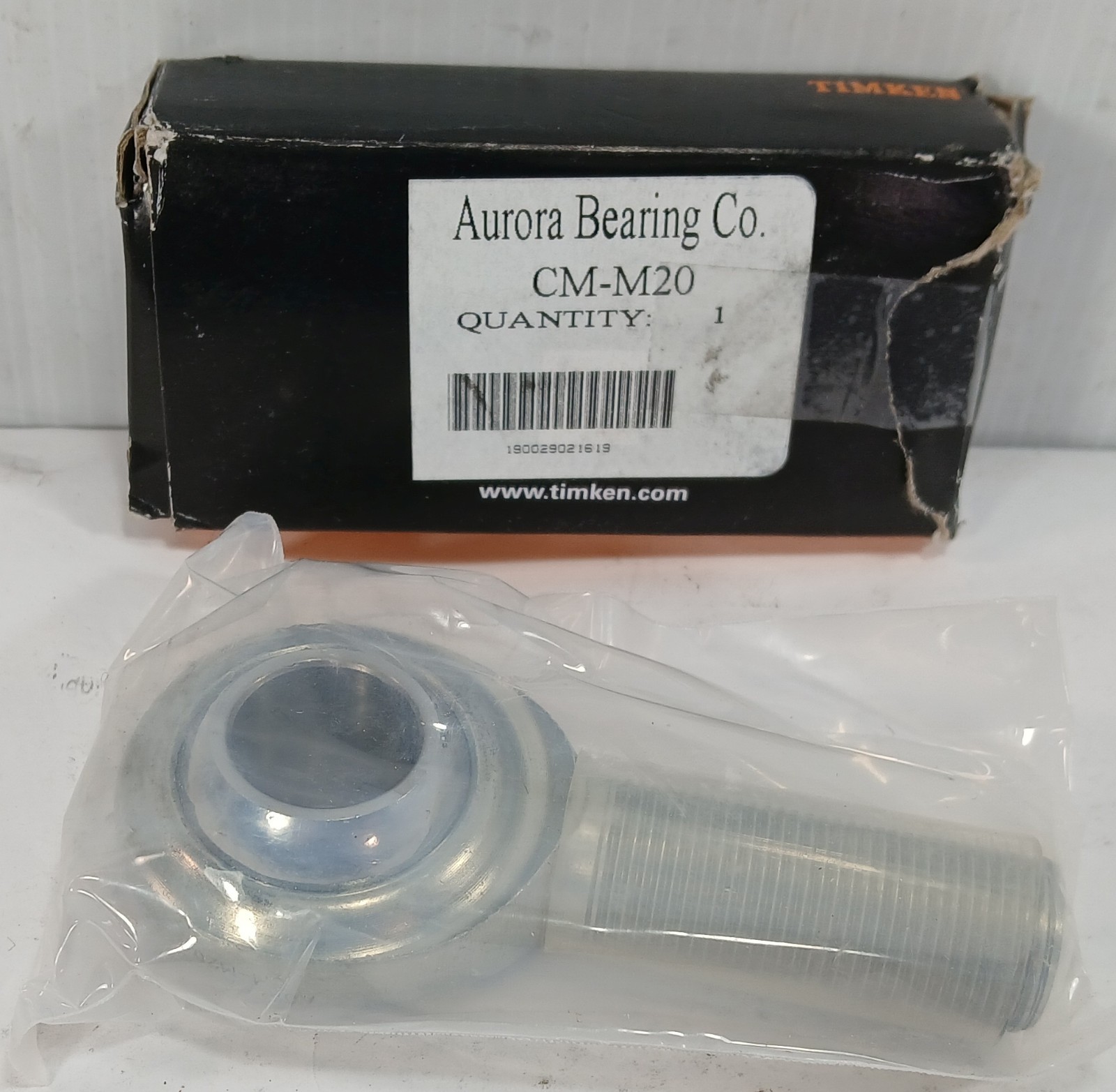 1 NEW TIMKEN AURORA CM-M20 20mm ¾” BORE ROD END BEARING NIB ***MAKE OFFER***