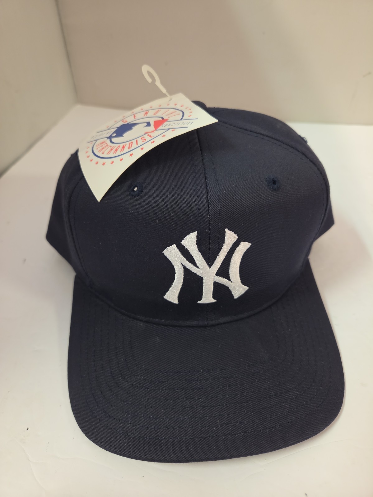 Vintage 90s NY Yankees Twins Enterprise Snapback Hat Navy Gray Brim NWT MLB Vintage 90s NY Yankees Twins Enterprise Snapback Hat Navy Gray Brim NWT MLB