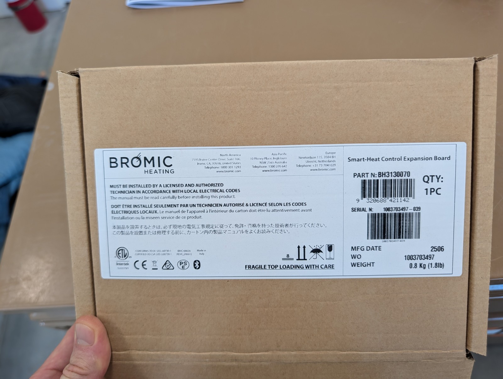 Bromic Heating Affinity Smart-Heat Expansion Board w/ Ethernet BH3130070 Bromic Heating Affinity Smart-Heat Expansion Board w/ Ethernet BH3130070