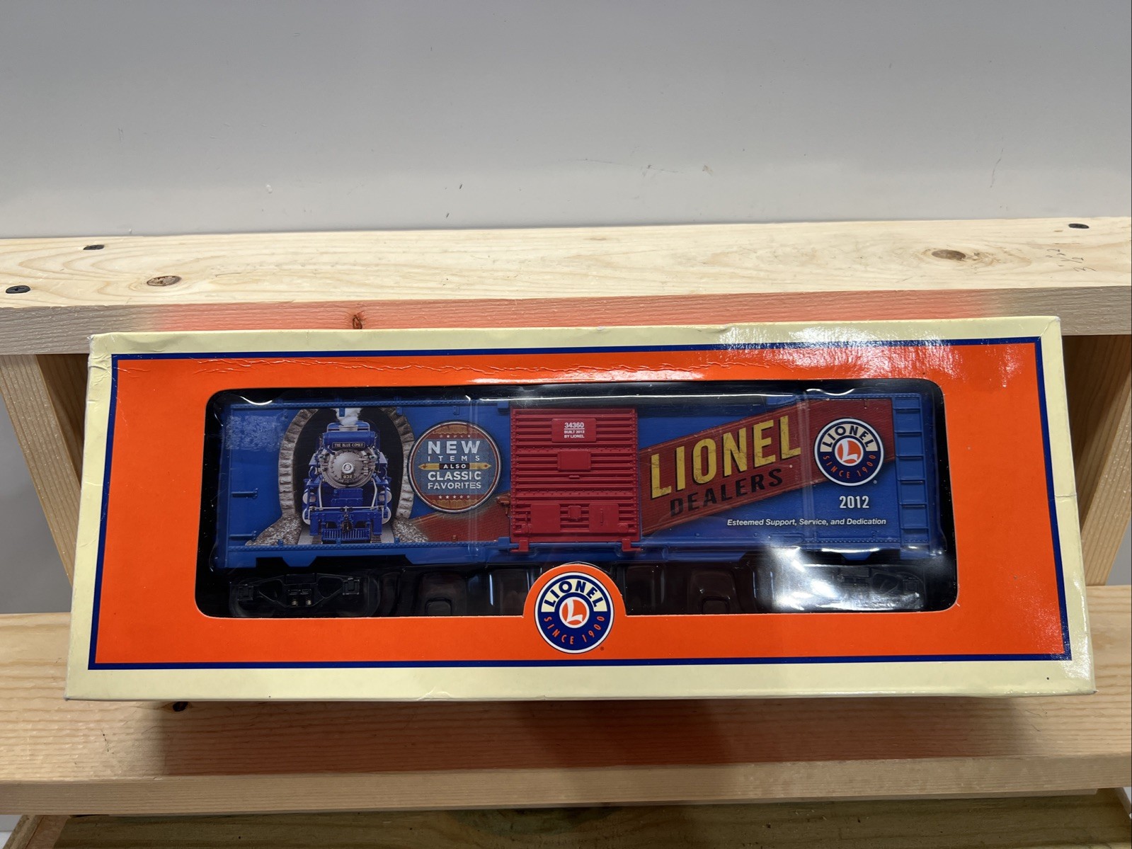 Lionel 6-34360 2012 Dealer Appreciation Car O Gauge NEW Lionel 6-34360 2012 Dealer Appreciation Car O Gauge NEW