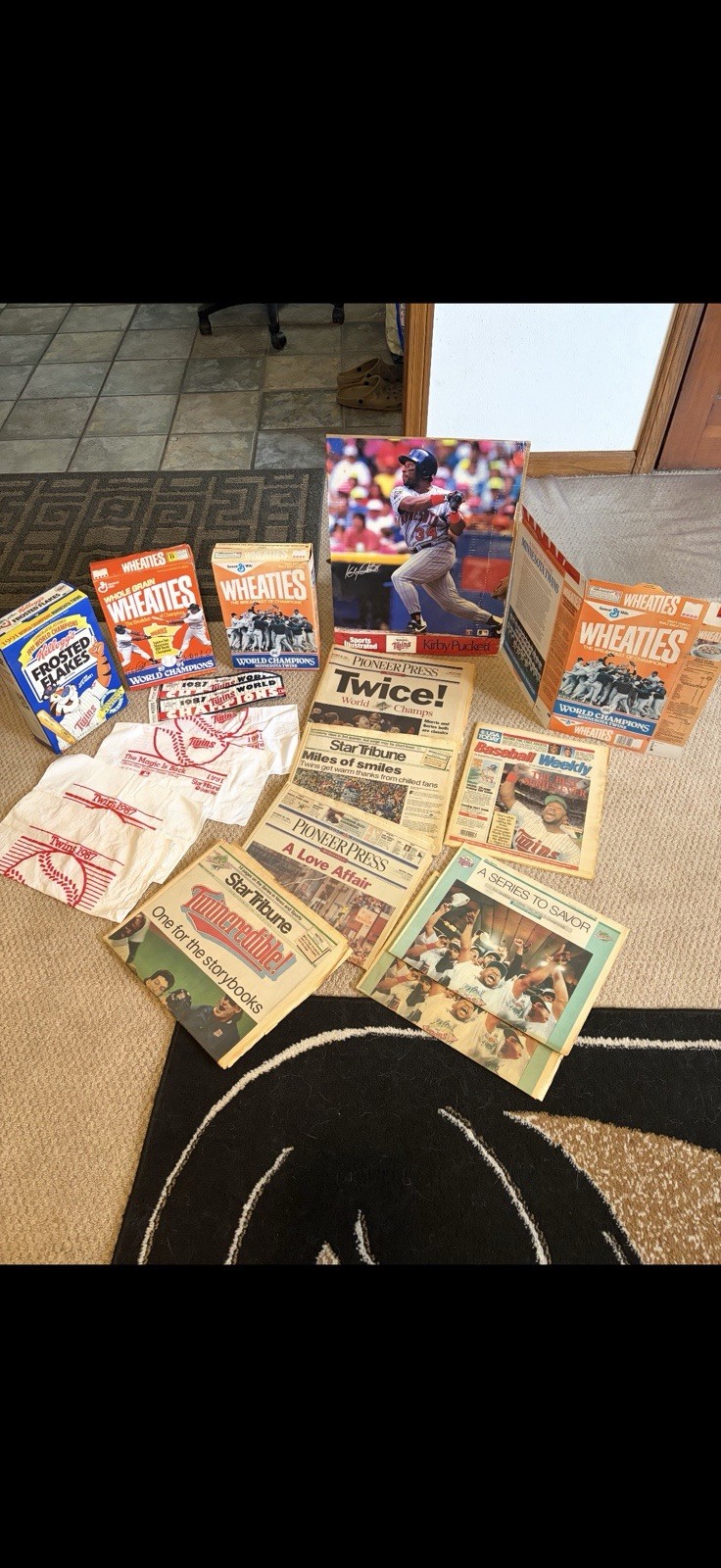 VINTAGE Minnesota Twins 1987 And 1991 World Series Champions Lot VINTAGE Minnesota Twins 1987 And 1991 World Series Champions Lot