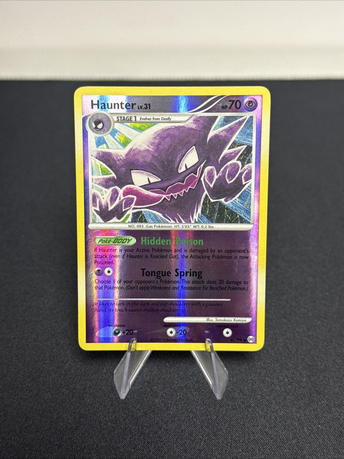 NM Haunter (41) Reverse Holo 41/99 Uncommon Arceus Tomokazu Komiya HIGH GRADE