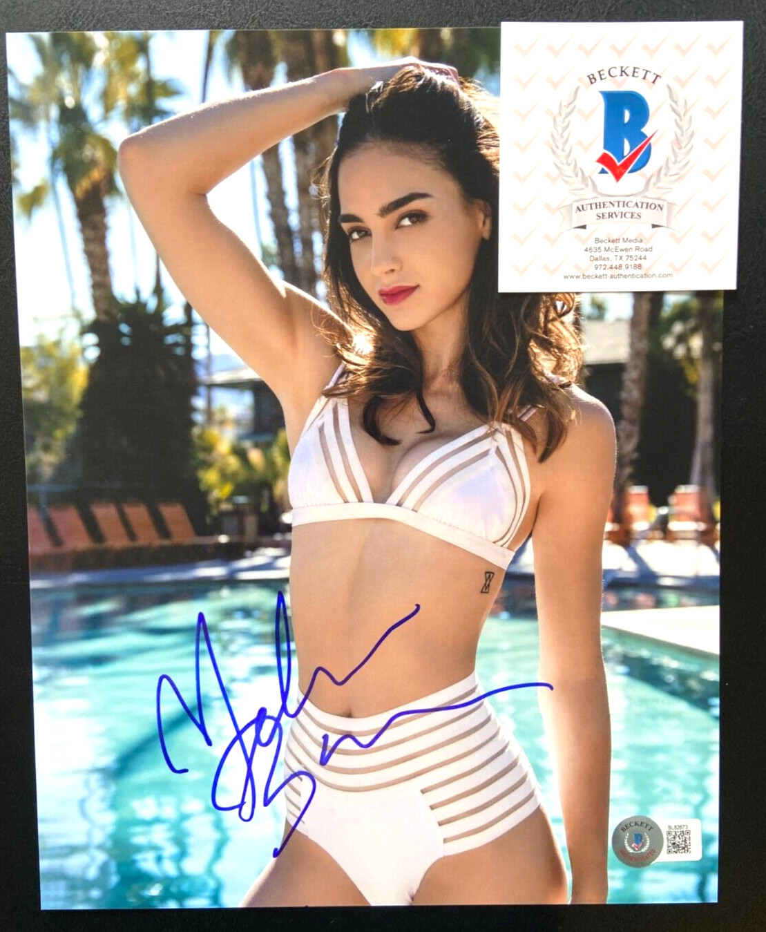 MELISSA BARRERA SIGNED SCREAM VI 6 8X10 PHOTO IN THE HEIGHTS SEXY ACTRESS BAS MELISSA BARRERA SIGNED SCREAM VI 6 8X10 PHOTO IN THE HEIGHTS SEXY ACTRESS BAS