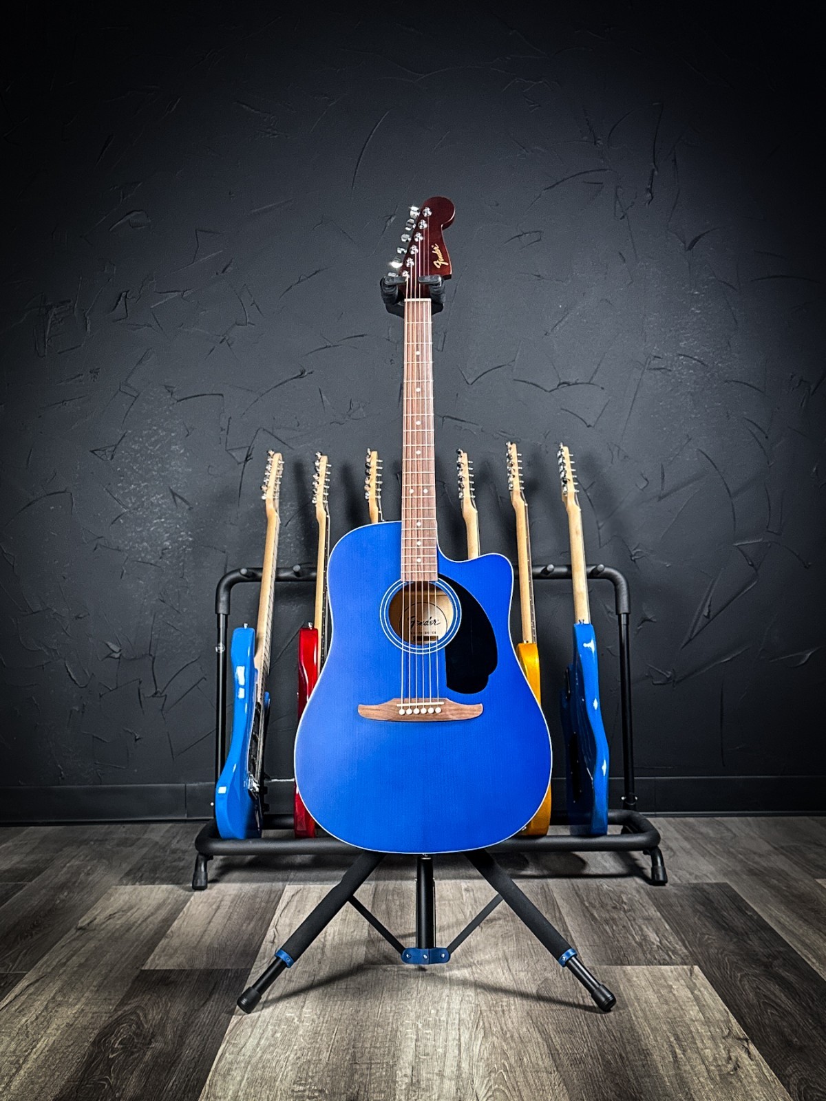 Fender California Redondo CE Acoustic/Electric Guitar - Sapphire Blue