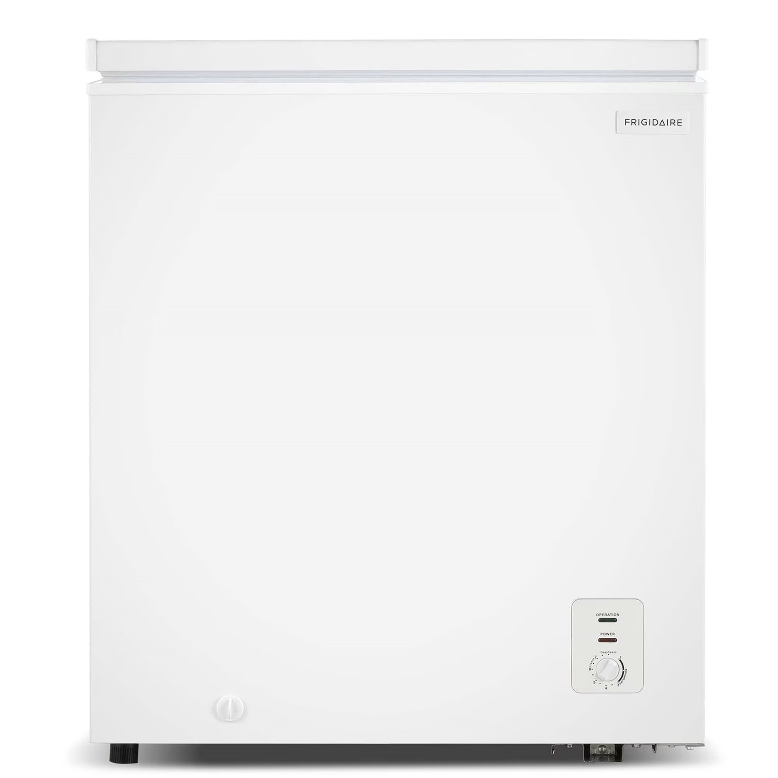 Frigidaire 5.0 Cu Ft Chest Freezer, White – Compact Deep Freezer for Garage, NEW