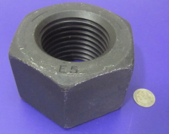 Grade 5 Steel, Heavy Wide Hex Nuts RH, 2 1/2 Grade 5 Steel, Heavy Wide Hex Nuts RH, 2 1/2