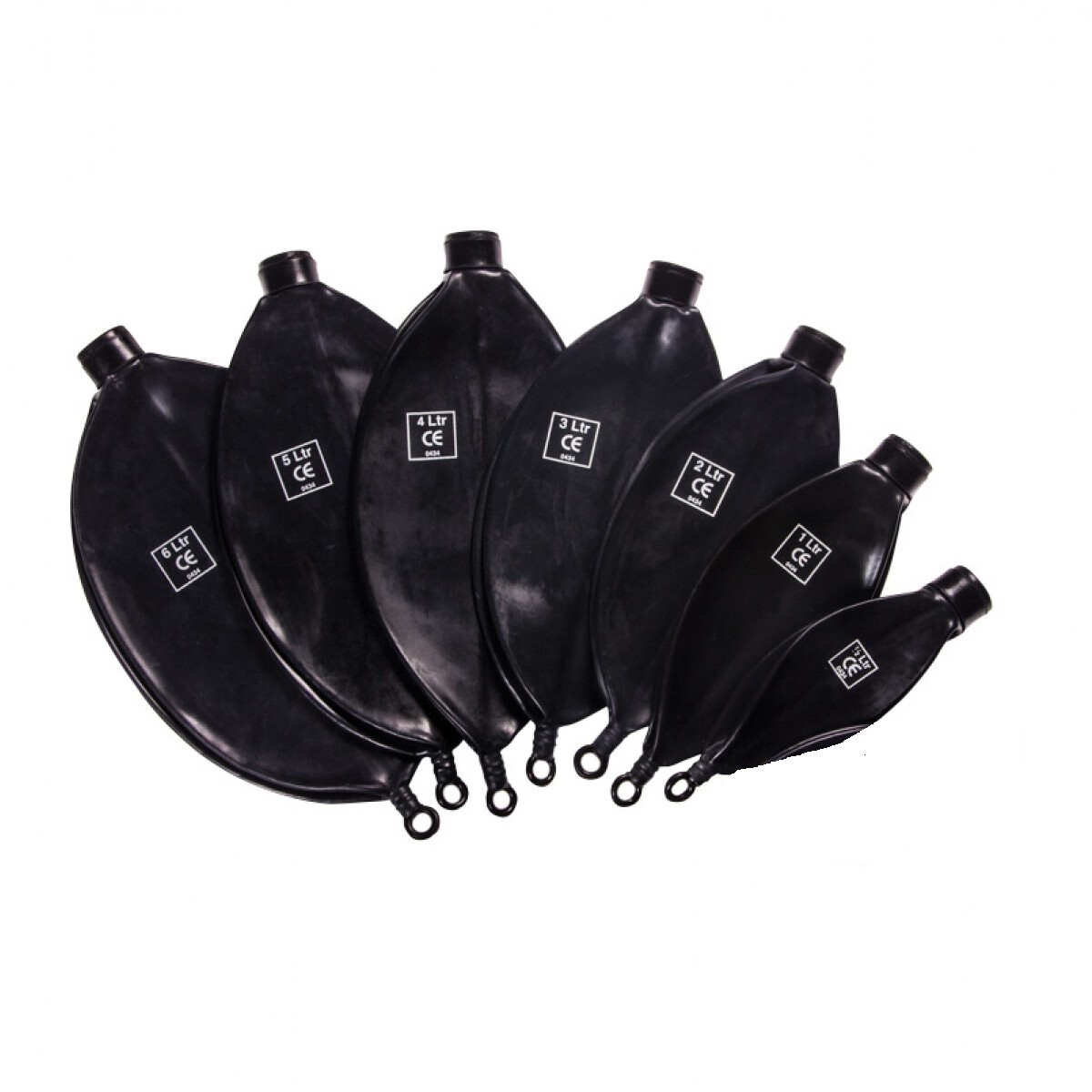 Anesthesia Breathing Bag Set, 1 ea - 1/2, 1, 2, 3, 4, 5, 6 Liter - Reusable