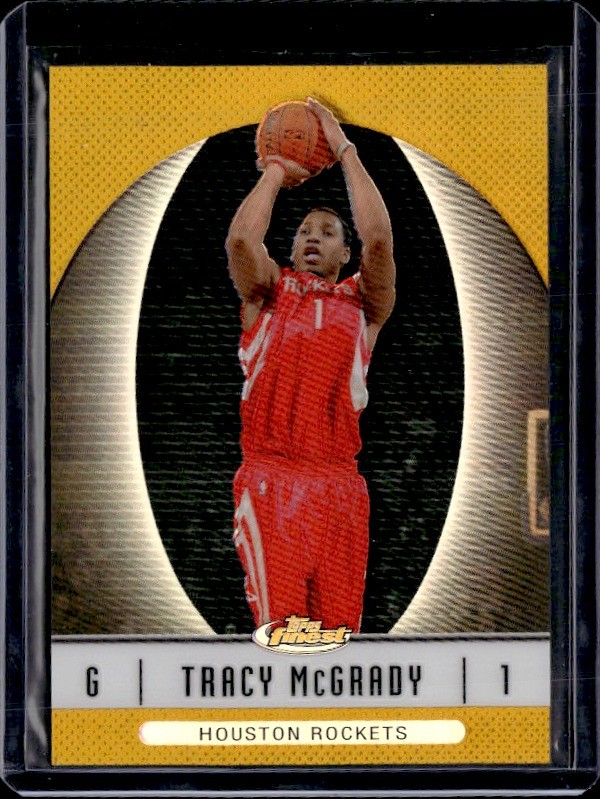 2006-07 Finest #24 Tracy McGrady Refractor Gold #/50