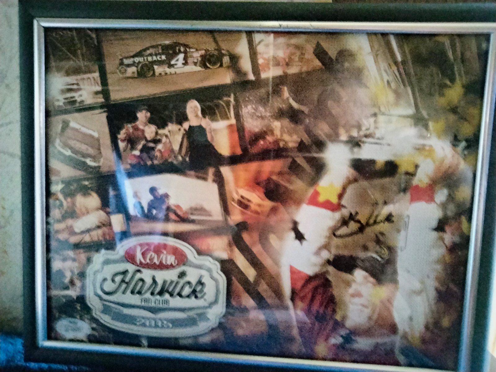 Kevin Harvick Signed Photo  8/10 RAB Certification COA Fan Club 2019