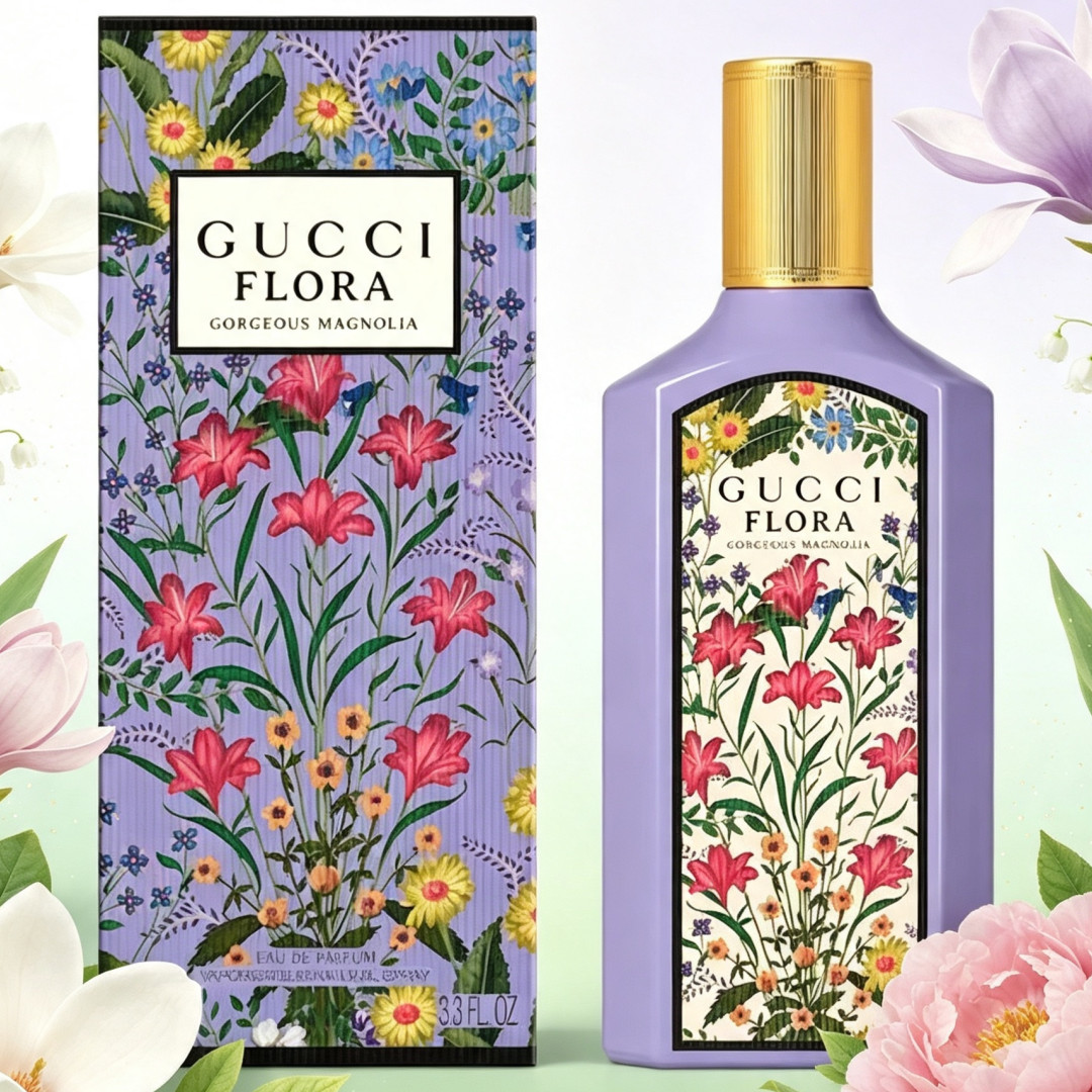 Flora Gorgeous Magnolia & Flora Gorgeous Jasmine 3.3 oz EDP Spray for Women NEW