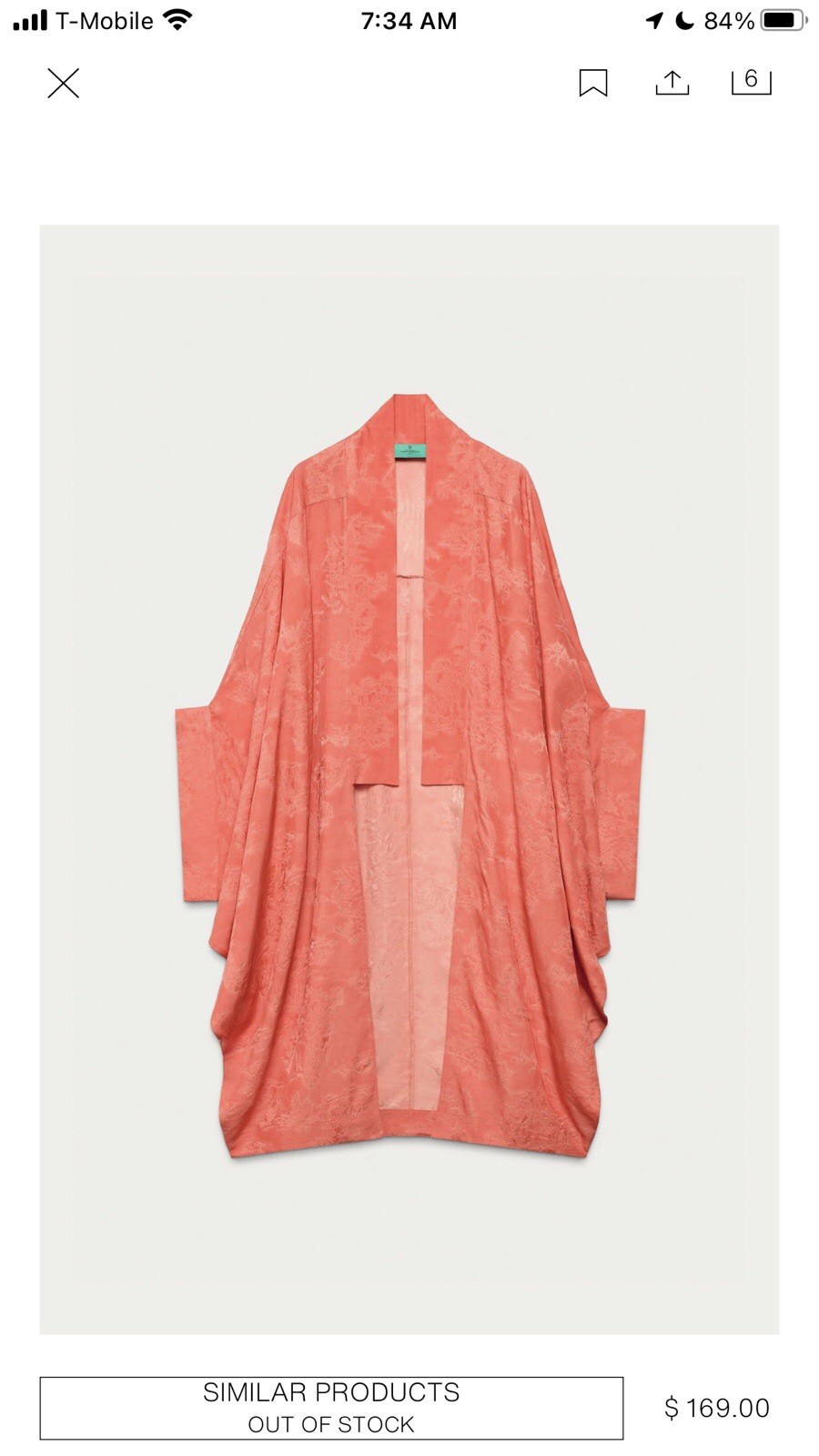 Zara X Marisa Berensen Kimono 