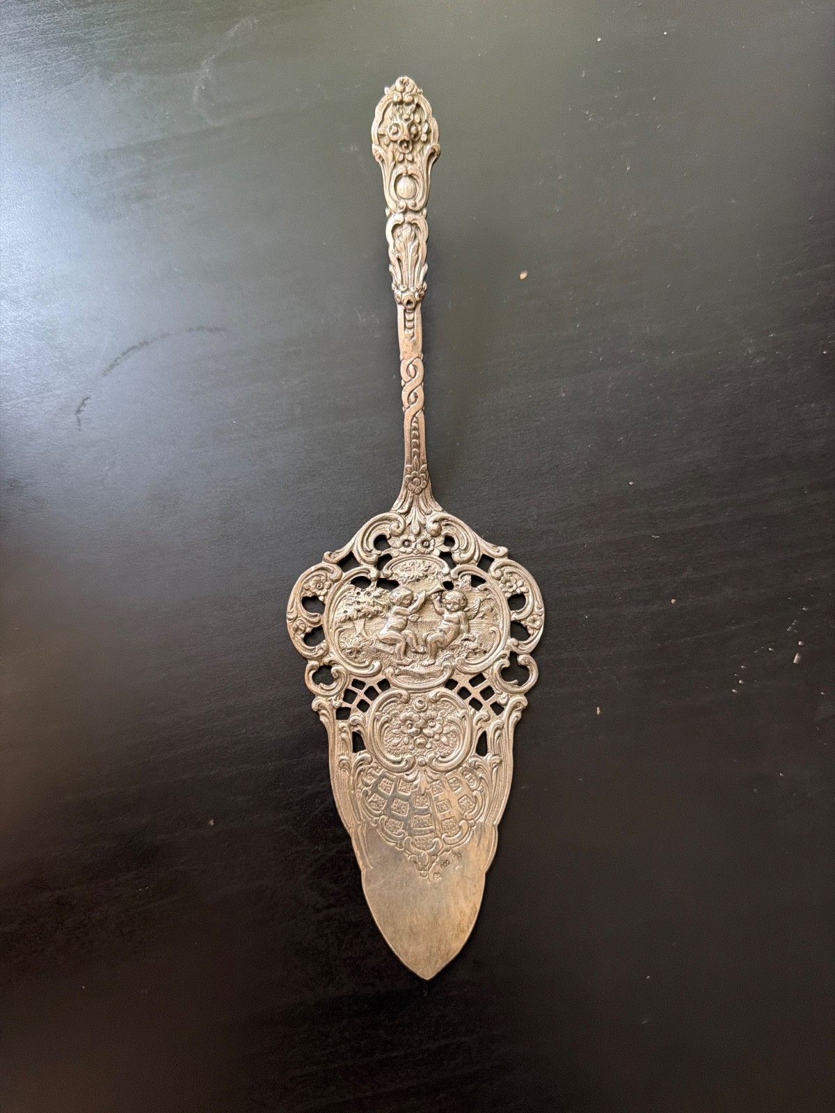 Gorgeous Antique 800 Sterling Silver FlatvCake Server Germany Late 1800s Gorgeous Antique 800 Sterling Silver FlatvCake Server Germany Late 1800s