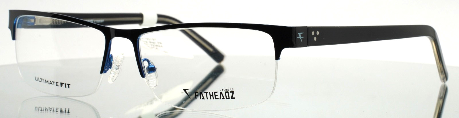 FATHEADZ FH-00197 The Wait Black Mens Rectangle Eyeglasses 61-17-150 B:34 FATHEADZ FH-00197 The Wait Black Mens Rectangle Eyeglasses 61-17-150 B:34
