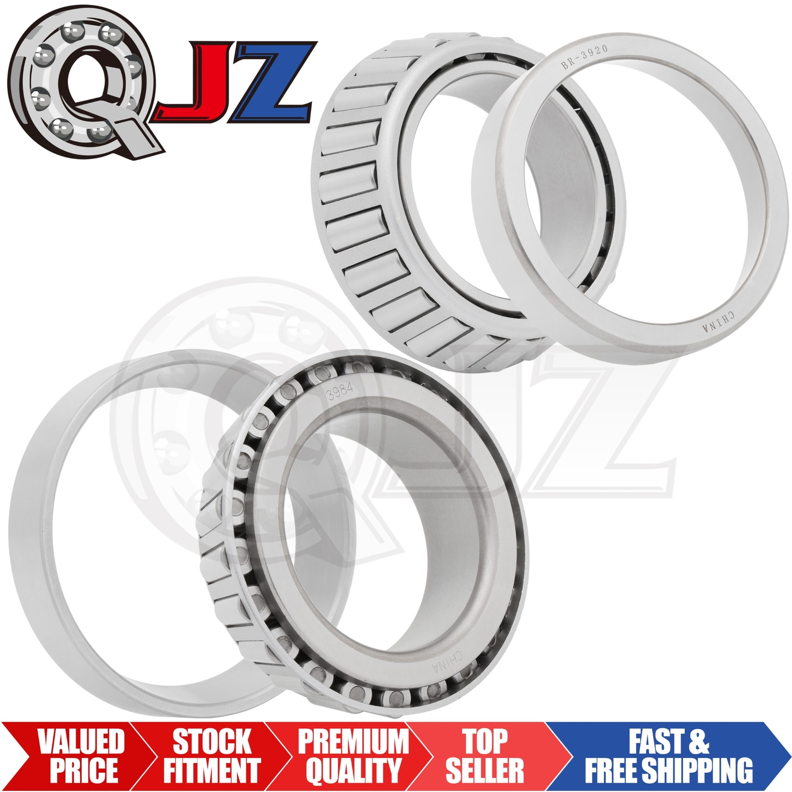 [Qty.2] 3984-3920 Tapered Roller Bearing Set Cup & Cone [2-5/8\