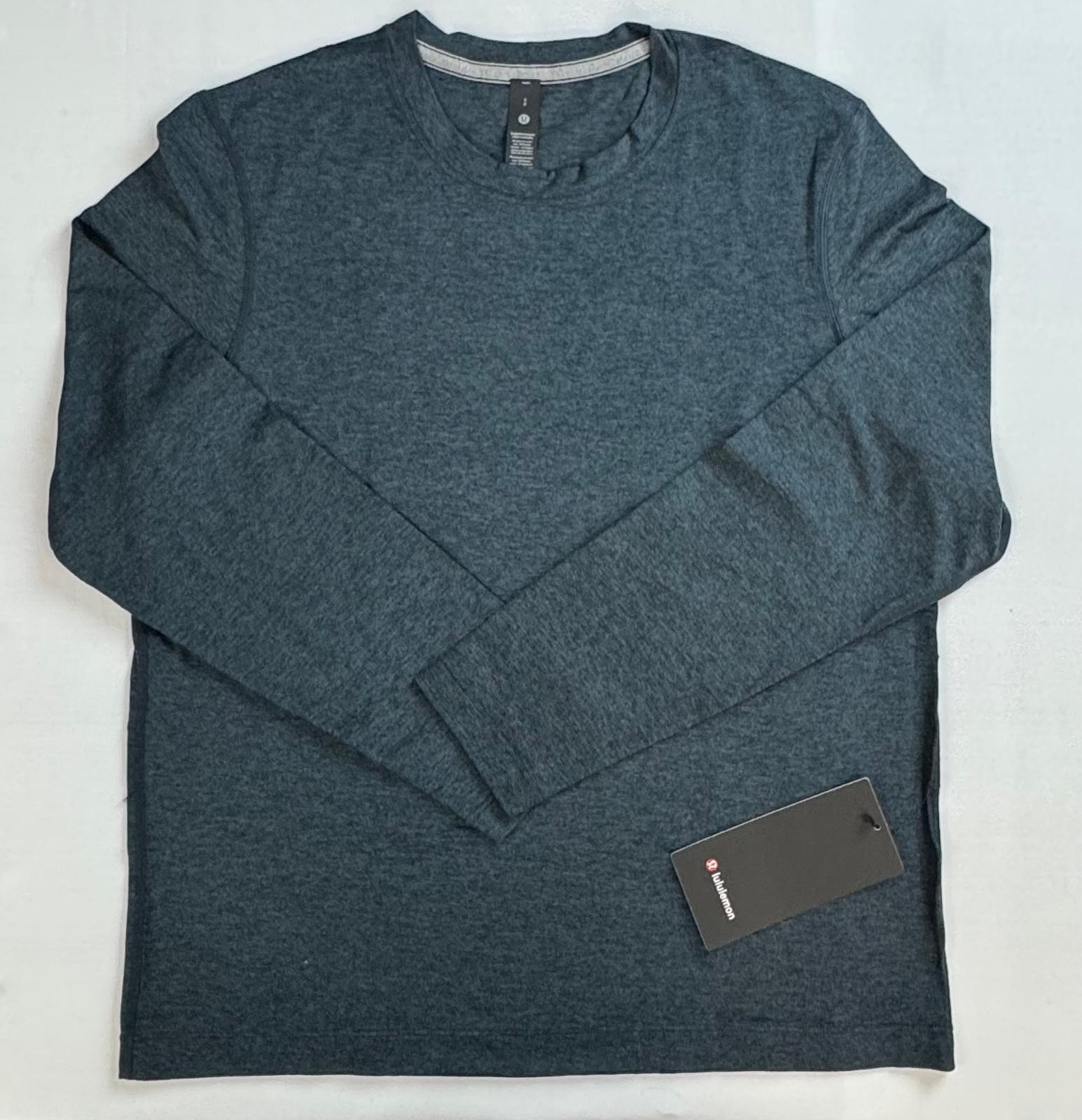 lululemon Soft Jersey Long-Sleeve Shirt Heathered Classic Navy. Size S. (NWT) lululemon Soft Jersey Long-Sleeve Shirt Heathered Classic Navy. Size S. (NWT)