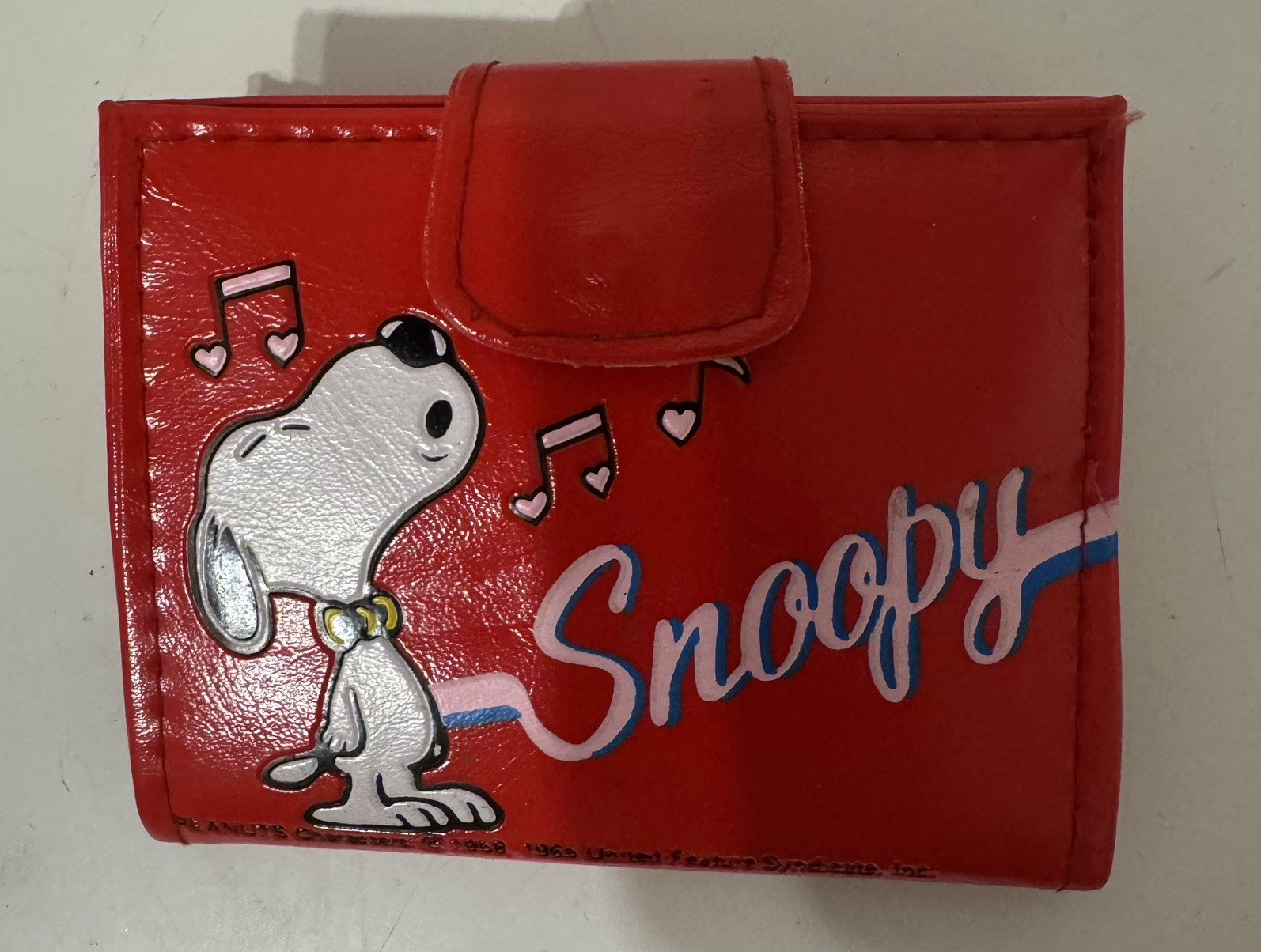 Vintage Snoopy Wallet From 1965