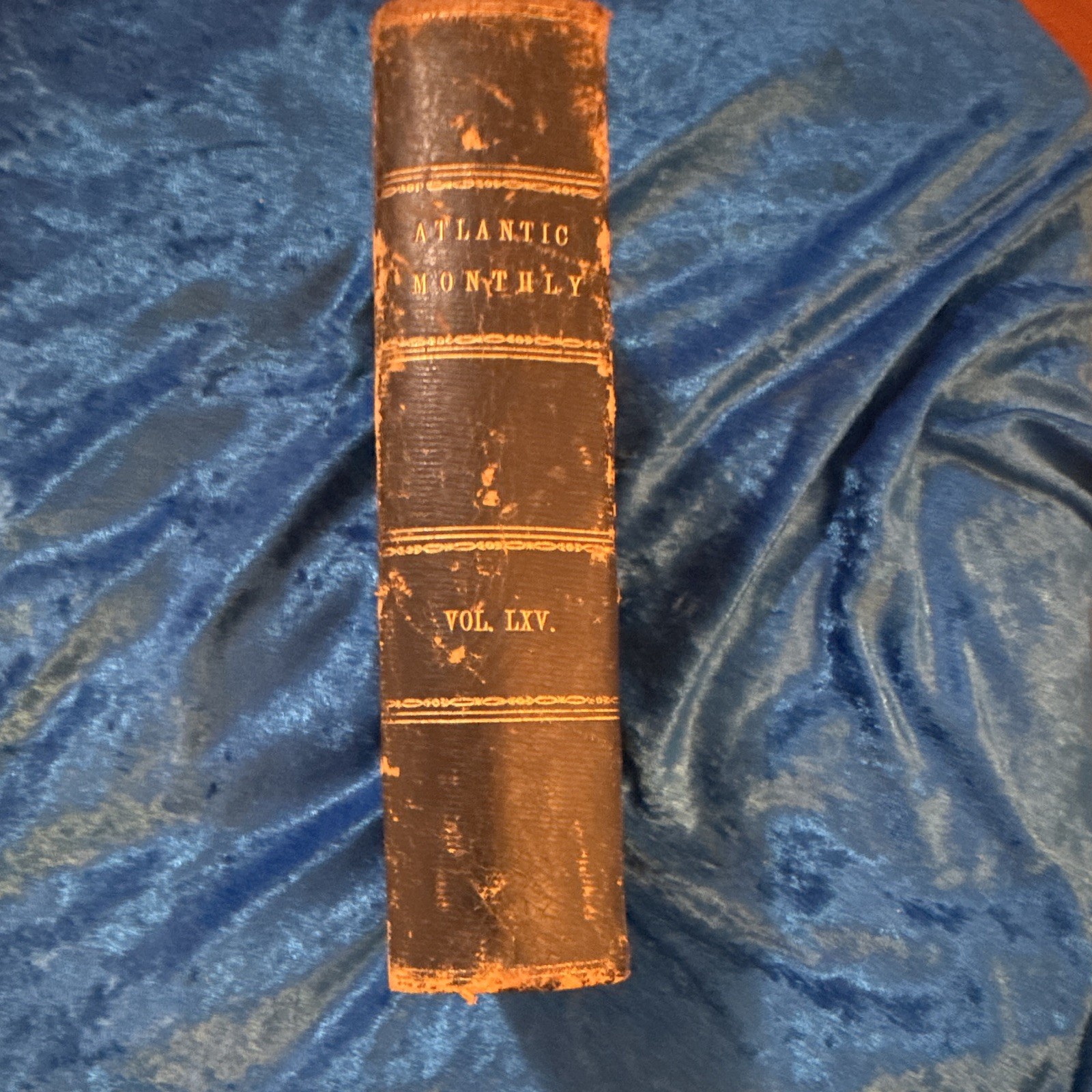 Antique 1890 Atlantic Monthly Vol 65 First Serialization Henry James Holmes