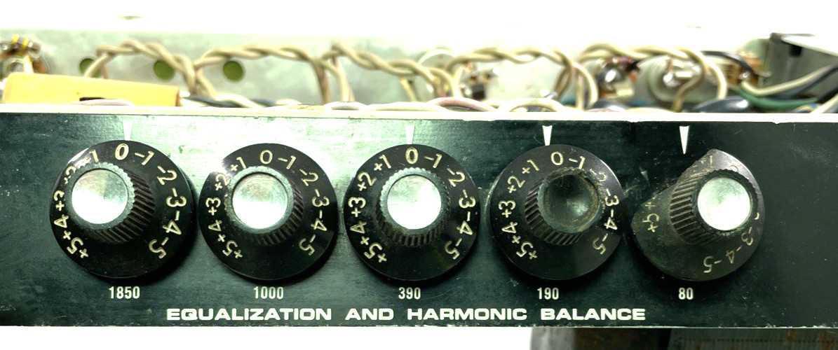 RARE Vintage 1978 Fender Studio Bass Equalization/Harmonic Balence Knobs 0 to+-5 RARE Vintage 1978 Fender Studio Bass Equalization/Harmonic Balence Knobs 0 to+-5