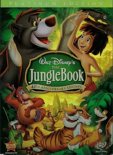 The Jungle Book (Two-Disc 40th Anniversary Platinum Edition) - DVD - GOOD The Jungle Book (Two-Disc 40th Anniversary Platinum Edition) - DVD - GOOD