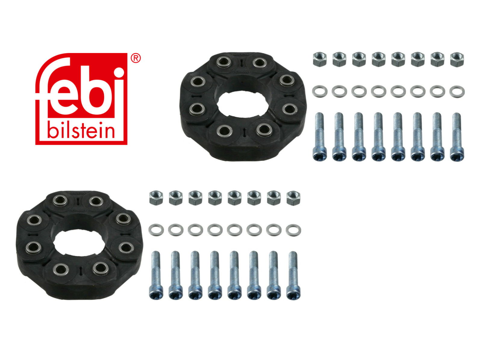 Driveshaft Flex Disc Kit Front & Rear Original Febi for Mercedes 03-16