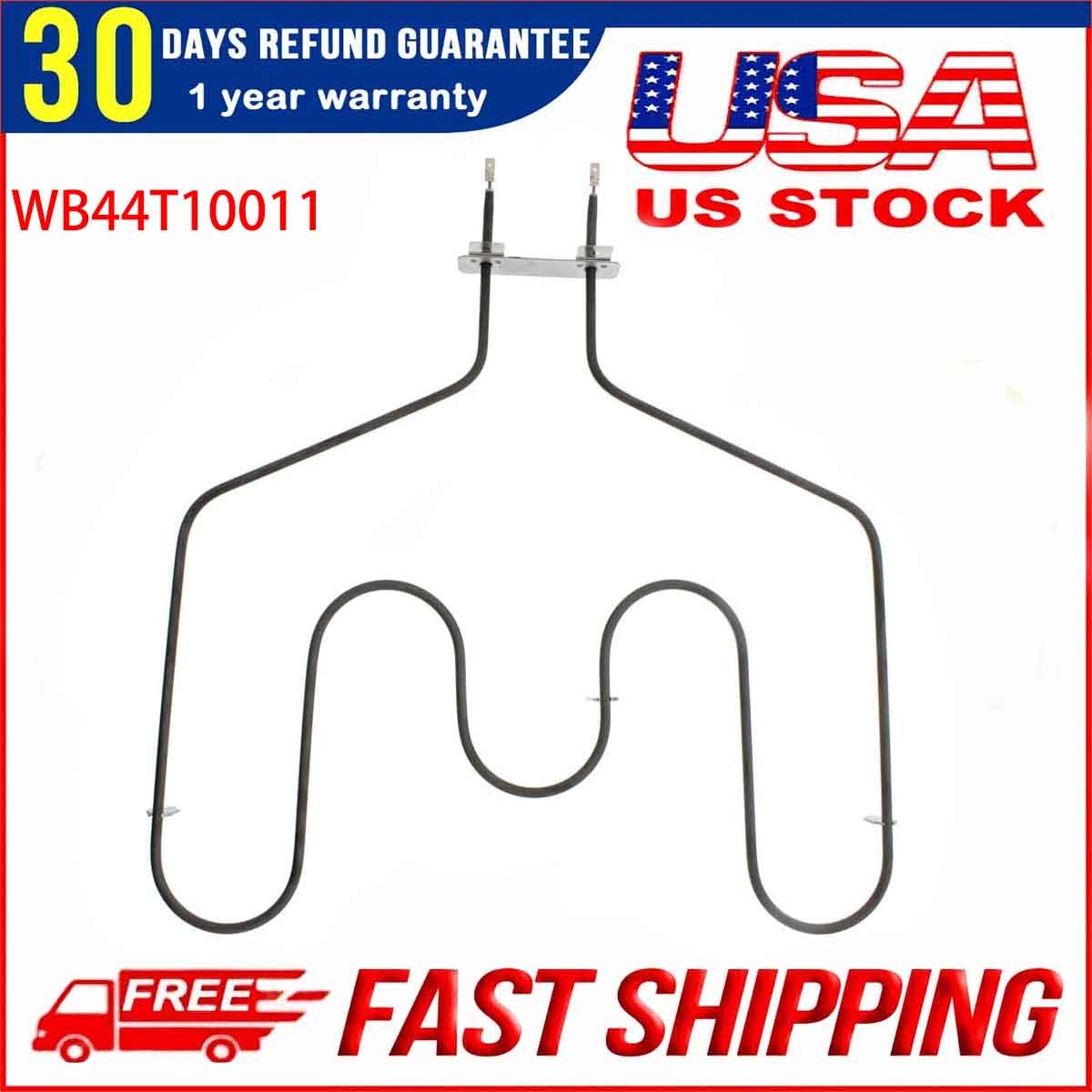 WB44T10011 for GE Range Oven Heating Element Lower Bake Unit AP2030997 PS249286