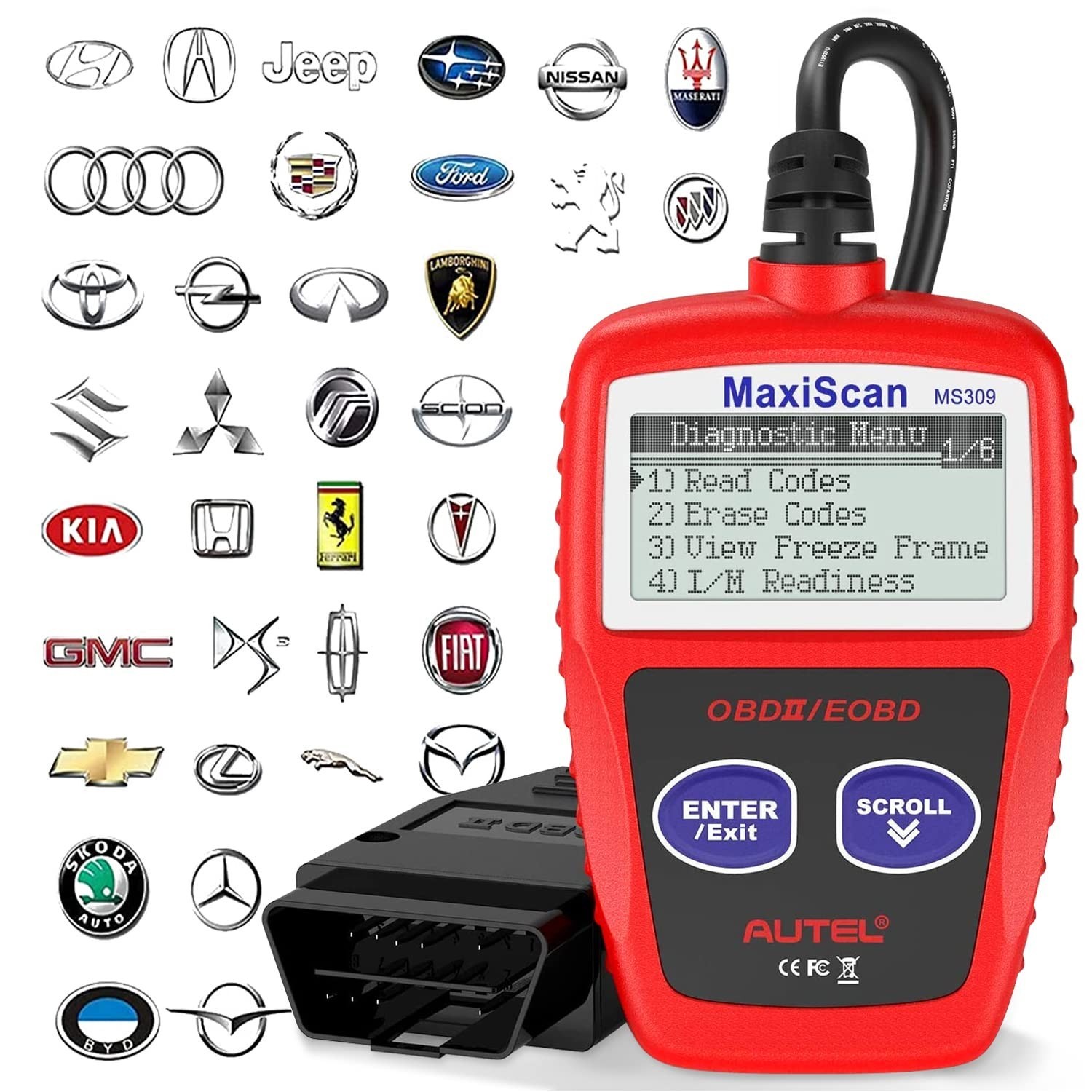 Universal OBD2 Scanner, Car Engine Fault Code Reader, Check Engine Light Tool, O Universal OBD2 Scanner, Car Engine Fault Code Reader, Check Engine Light Tool, O