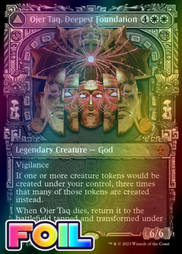 x1 Ojer Taq Deepest Foundation Temple of Civilization LCI MTG 314 FOIL SHOWCASE x1 Ojer Taq Deepest Foundation Temple of Civilization LCI MTG 314 FOIL SHOWCASE