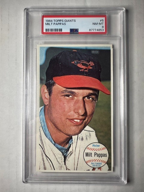 [YOU PICK] 1964 TOPPS GIANTS PSA GRADED (7 & 8)