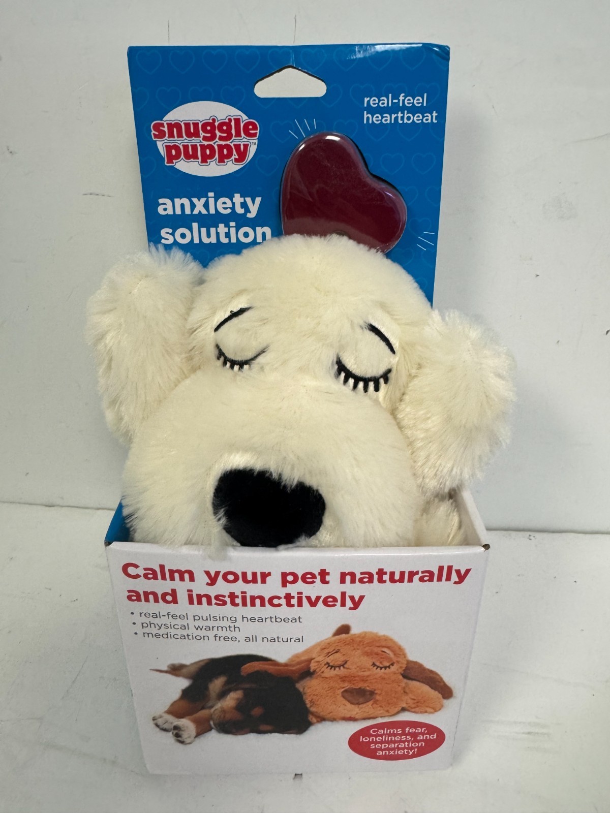 *NEW* Original Snuggle Puppy Heartbeat Stuffed Toy Dogs Anxiety Solutions Calms