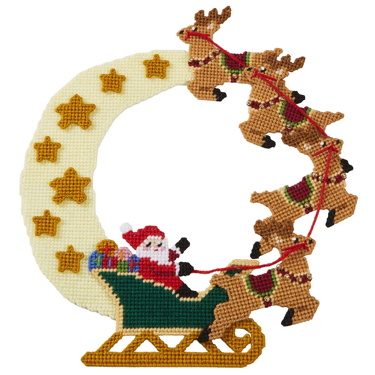 Herrschners® Midnight Ride Wreath Plastic Canvas Kit Herrschners® Midnight Ride Wreath Plastic Canvas Kit