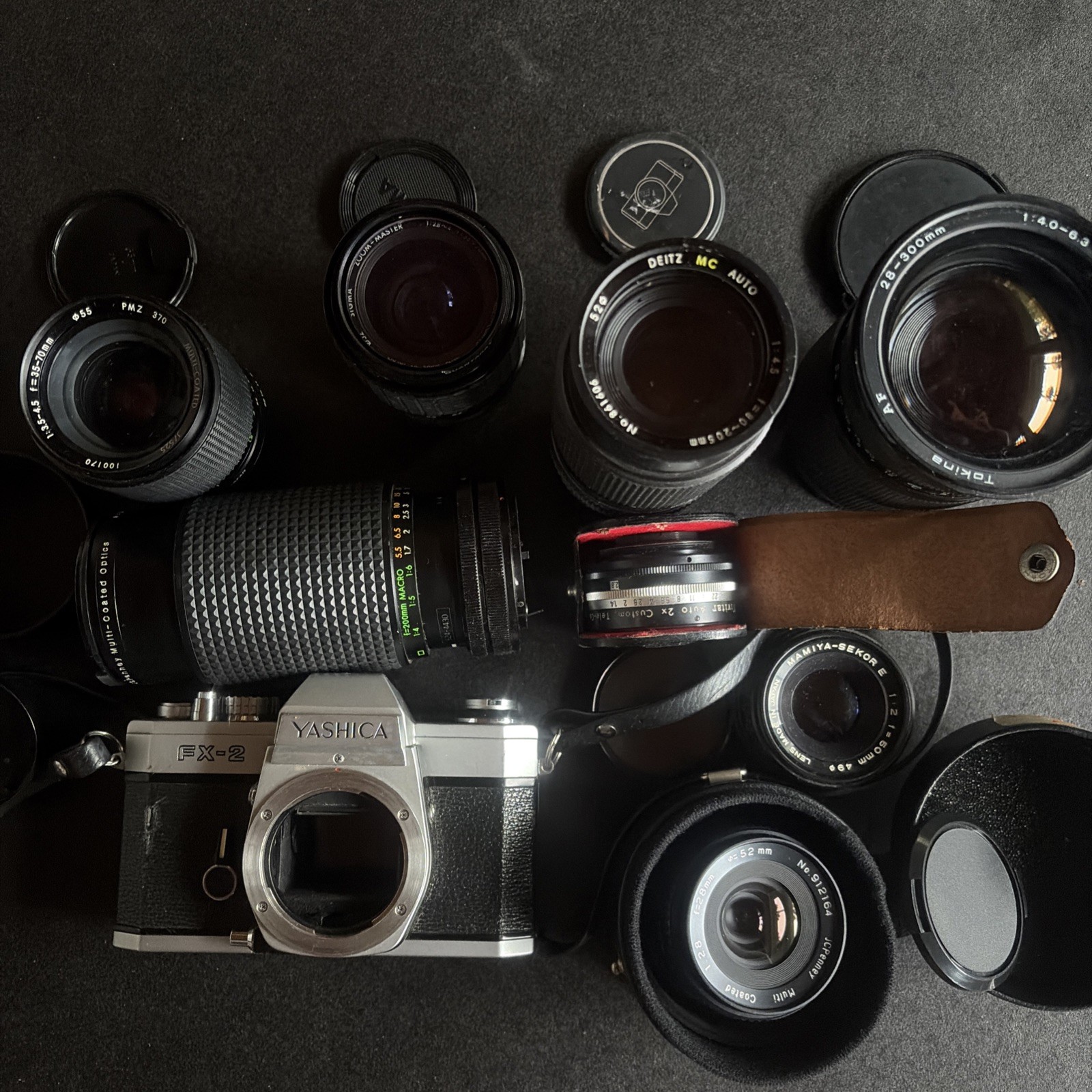 Large Lot Of Camera and Lenses Mostly Made in Japan R274