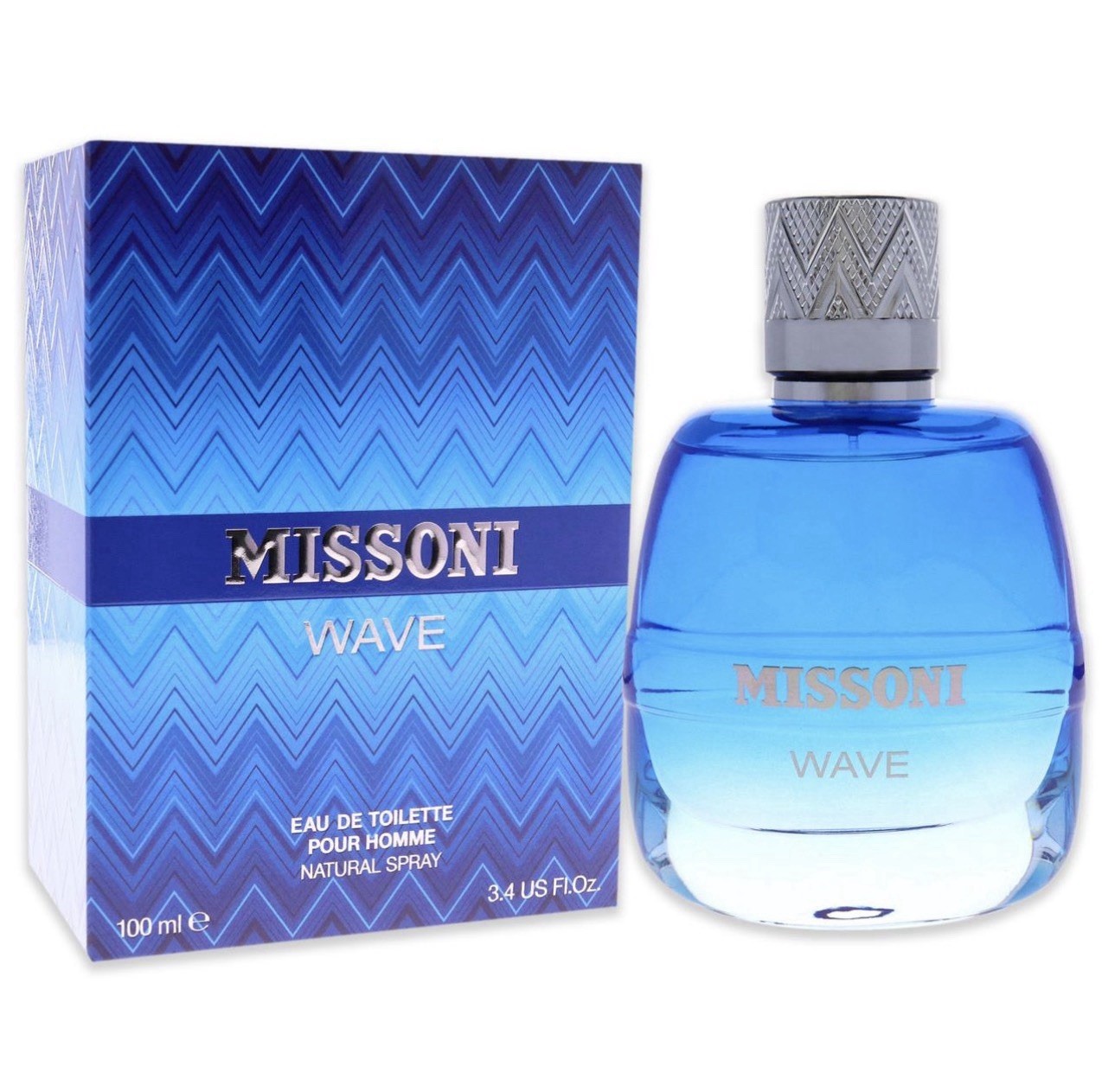 Missoni Wave by Missoni Eau De Toilette Spray 3.4 oz -100 ml Men\'s New & Sealed.