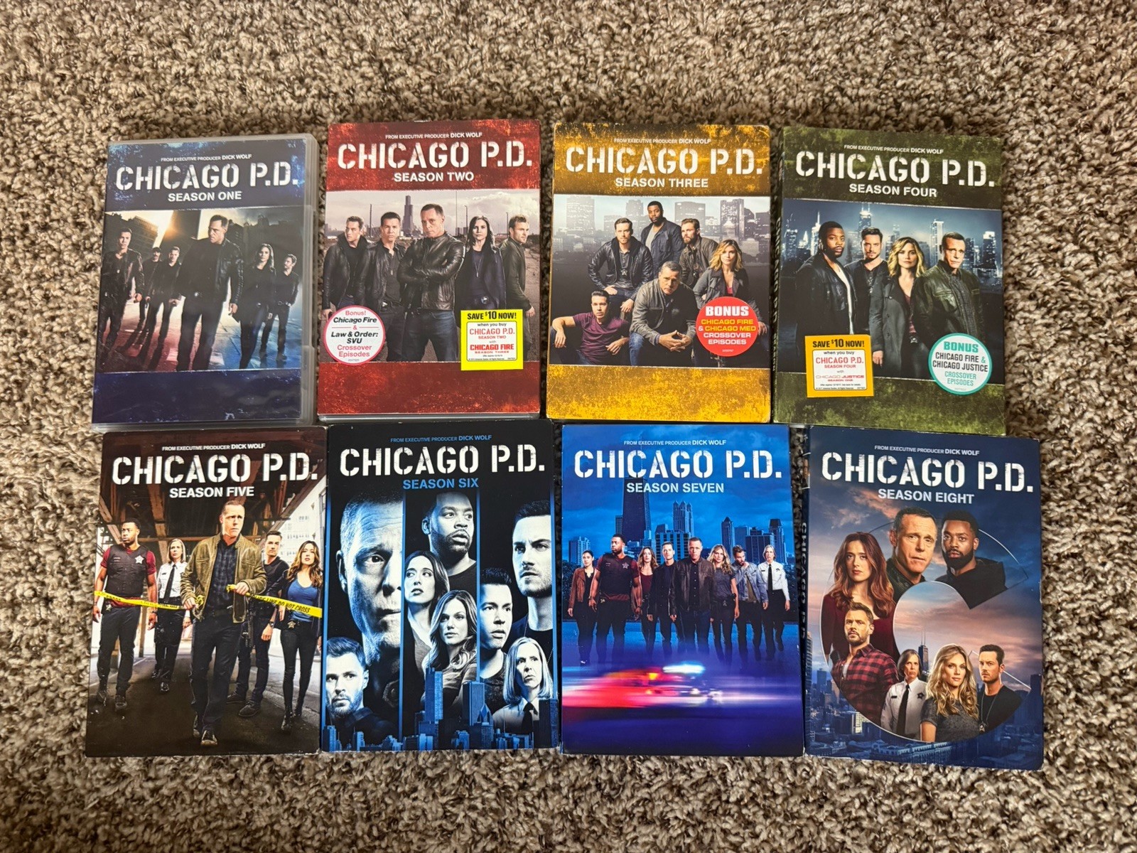Chicago P.D. Seasons 1-8 DVD Collection TV Series Crime Drama Box Set