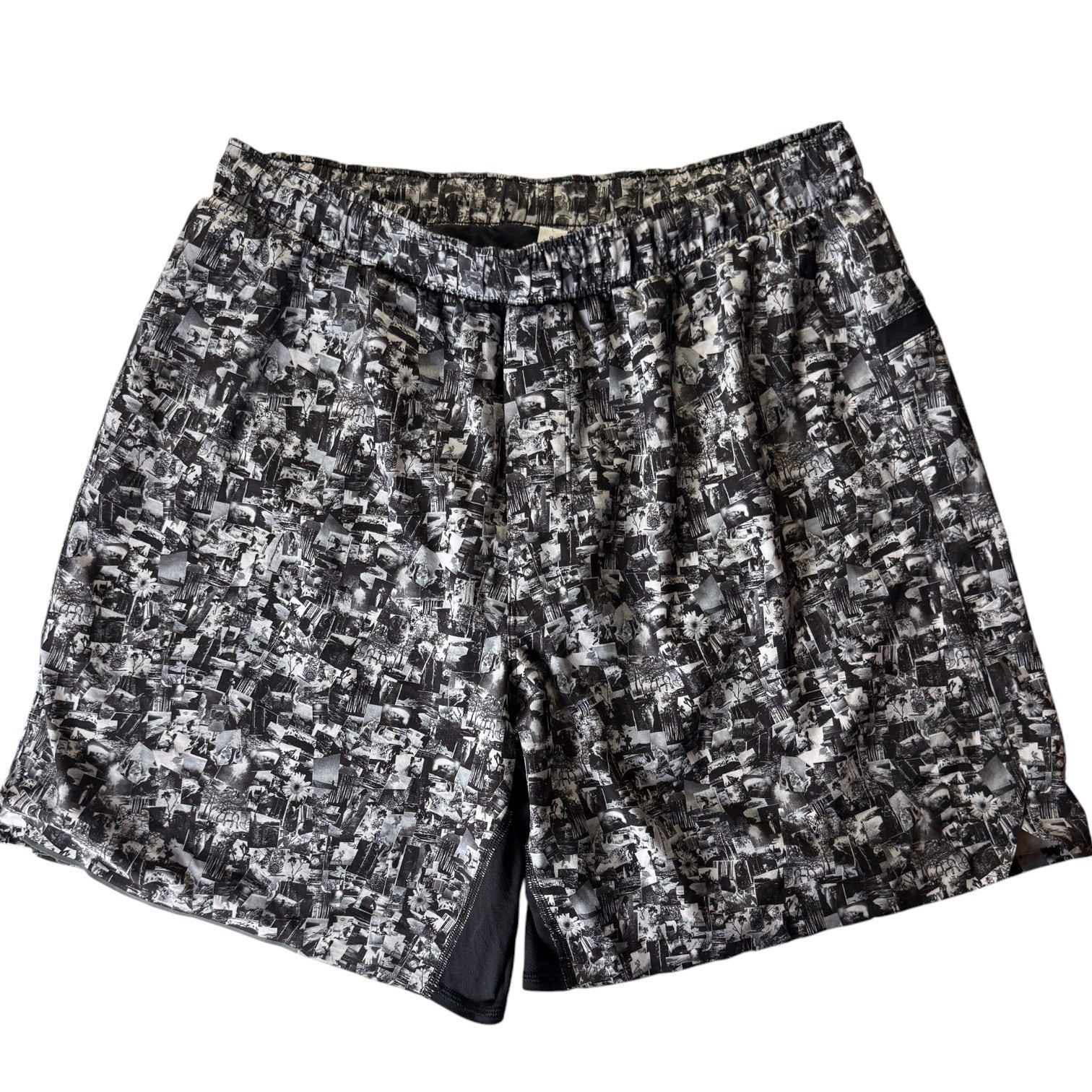 Lululemon Special Edition Seawheeze Surge Shorts Photo Mosaic Mens L Running