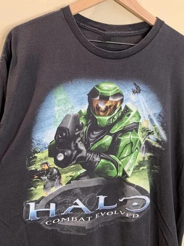 Vintage 2001 Halo Combat Evolved Tee Video Game Unisex S-5XL Shirt