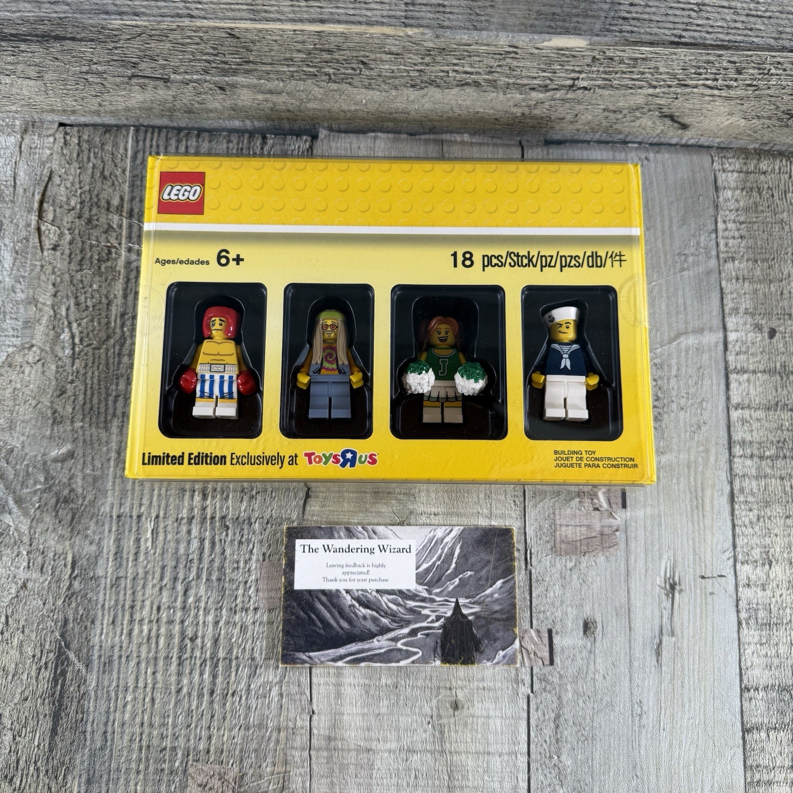 LEGO 5004941 MINIFIGURE SET LIMITED EDITION CHEERLEADER / BOXE / SAILOR / HIPPIE