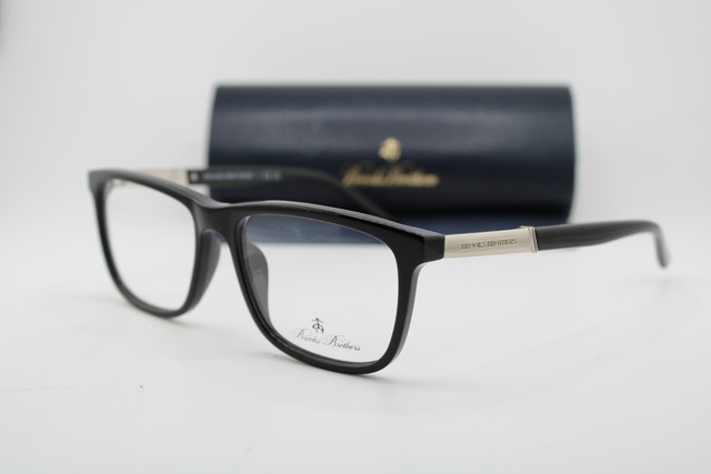 NEW BROOKS BROTHERS BB 2069U 6064 BLACK SILVER AUTHENTIC EYEGLASSES 54-16 NEW BROOKS BROTHERS BB 2069U 6064 BLACK SILVER AUTHENTIC EYEGLASSES 54-16