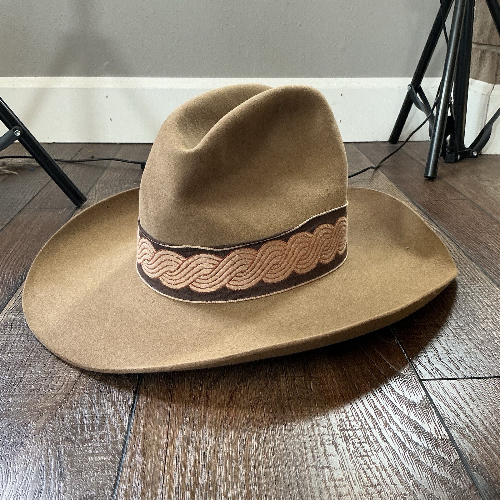 VINTAGE Stetson XX Beaver Felt Western Cowboy Hat Tan Brown Size 7 USA Made VINTAGE Stetson XX Beaver Felt Western Cowboy Hat Tan Brown Size 7 USA Made