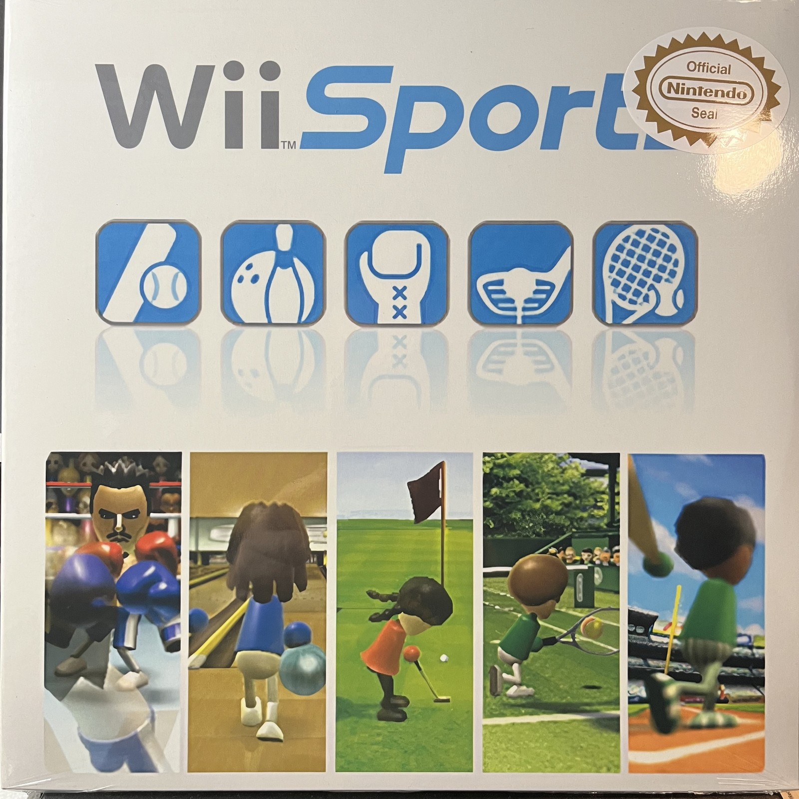 Kazumi Totaka - Wii Sports (PROMO WHITE VINYL) - SOUNDTRACK *SEALED/COLOR*