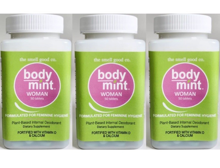 Body Mint Lady-Feminine Deodorant Protection 3-pack (3 x 50=150 tabs) -New Size