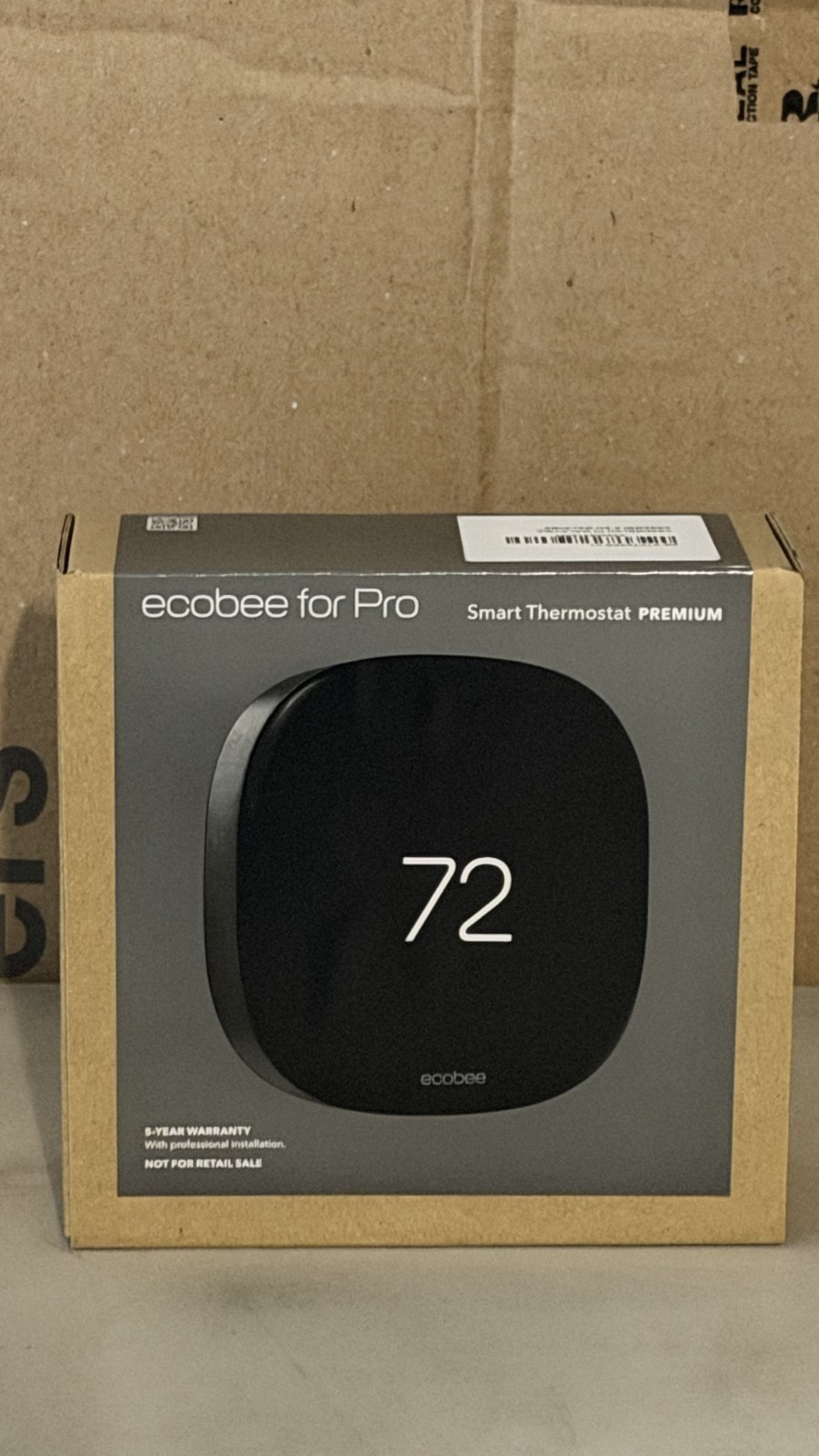 Ecobee For Pro Smart Thermostat Premium EB-STATE6PB-01 Black (No Sensor)