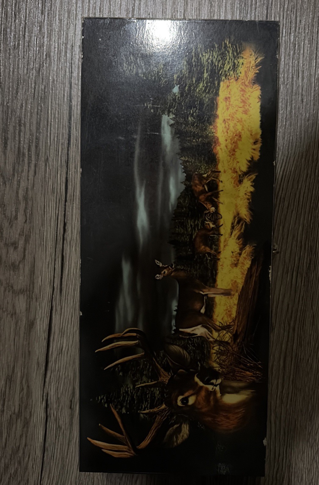 VTG Yellowstone National Park Cedar Wooden Keepsake Box Wildlife Buck Deer Art VTG Yellowstone National Park Cedar Wooden Keepsake Box Wildlife Buck Deer Art