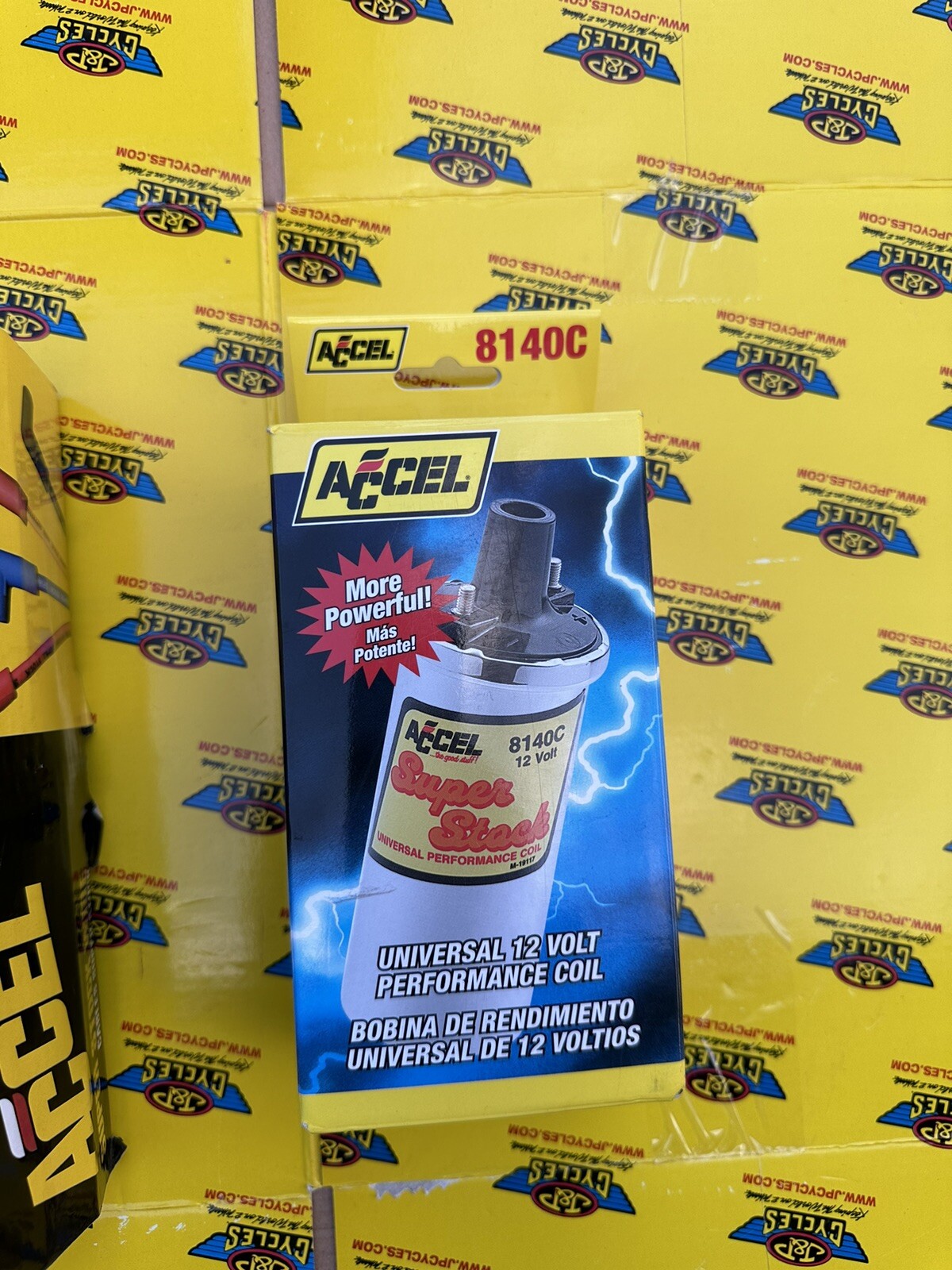 ACCEL 8140C Super Stock Performance Coil Chrome & ACCEL Super Stock Wires 4041